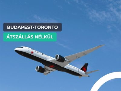 <p>Idén nyáron végre visszatér az Air Canada légitársaság közvetlen Budapest-Toronto járata.</p>