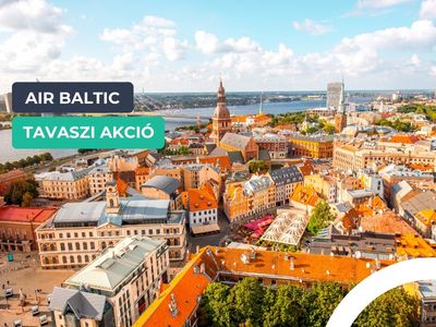 Tavaszi airBaltic akció: fedezd fel Észak-Európát kedvező áron