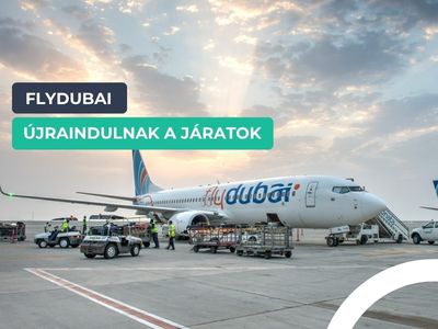 Flydubai: áprilistól újraindulnak a budapesti járatok