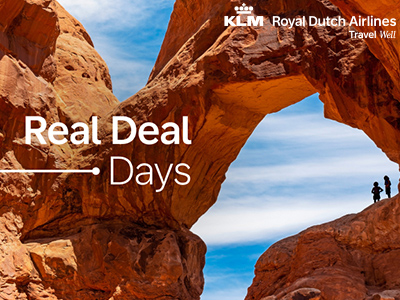 Elérhetővé váltak a KLM Real Deal Days ajánlatai, kedvezményes úti célok várnak